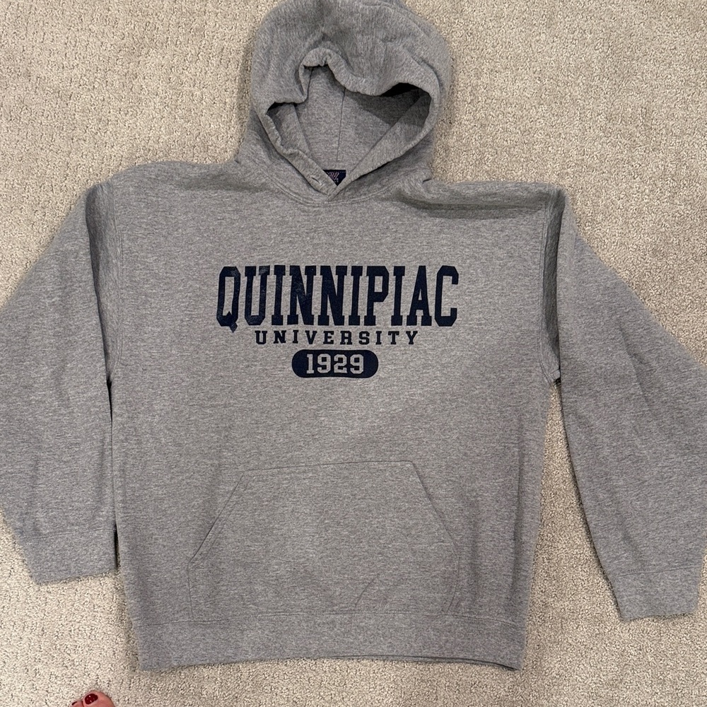 Quinnipiac University Gray Hoodie